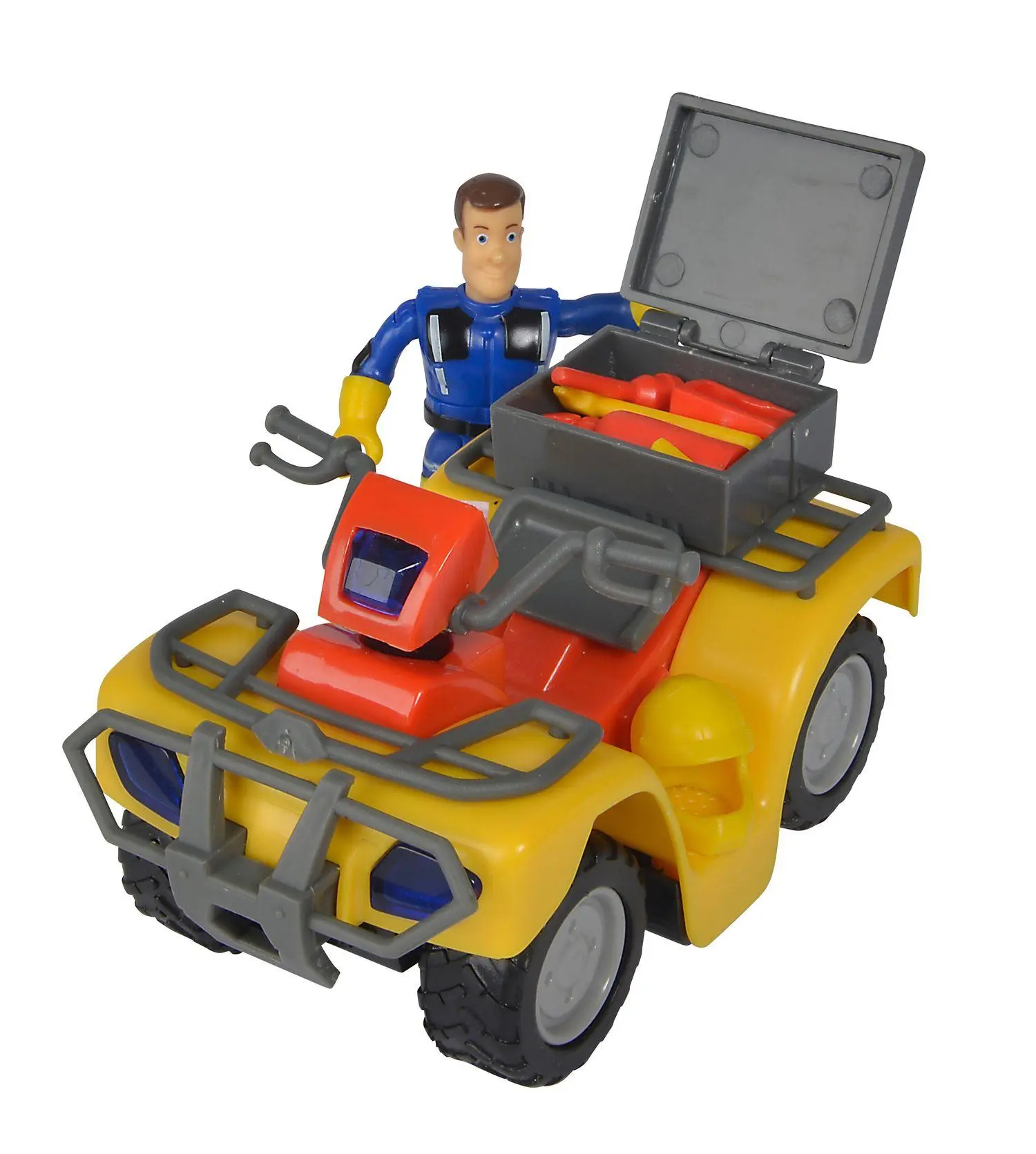 Bild: 4006592976576 | Sam Mercury-Quad mit Figur | Feuerwehrmann Sam | Deutsch | 2026