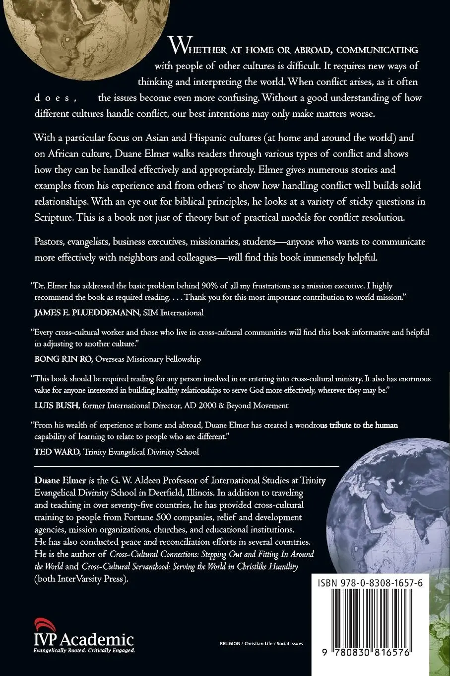 Rückseite: 9780830816576 | Cross-Cultural Conflict | Duane Elmer | Taschenbuch | Englisch | 1993