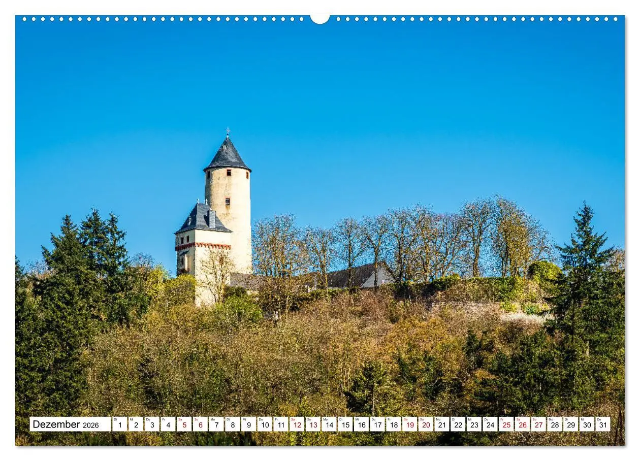 Bild: 9783457386576 | Burgen des Hunsrücks (Wandkalender 2026 DIN A2 quer), CALVENDO...