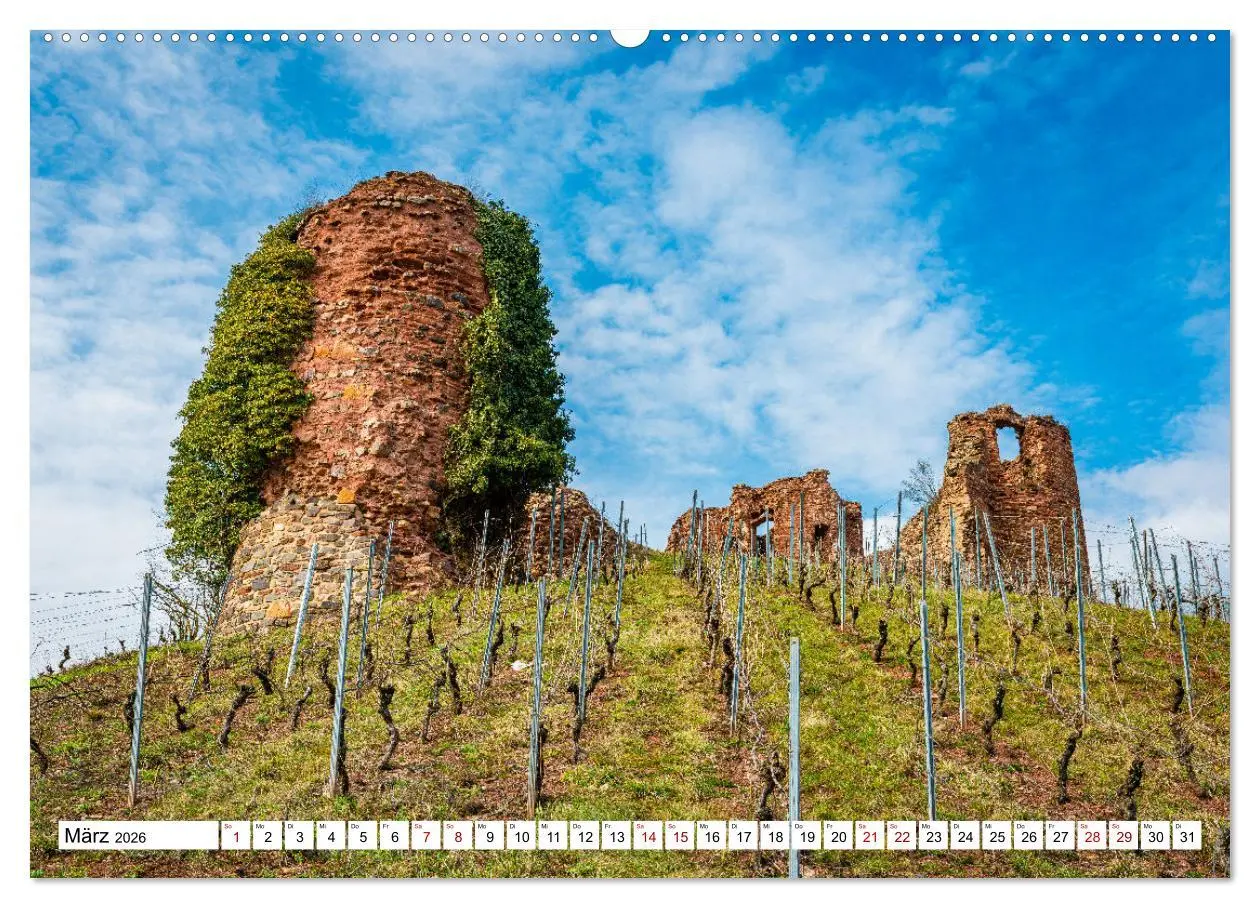 Bild: 9783457386576 | Burgen des Hunsrücks (Wandkalender 2026 DIN A2 quer), CALVENDO...