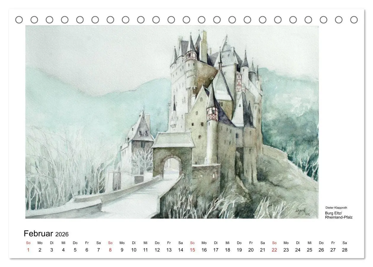 Bild: 9783516096576 | Pinselspuren einer Deutschlandreise - 12 Aquarelle von Dieter...