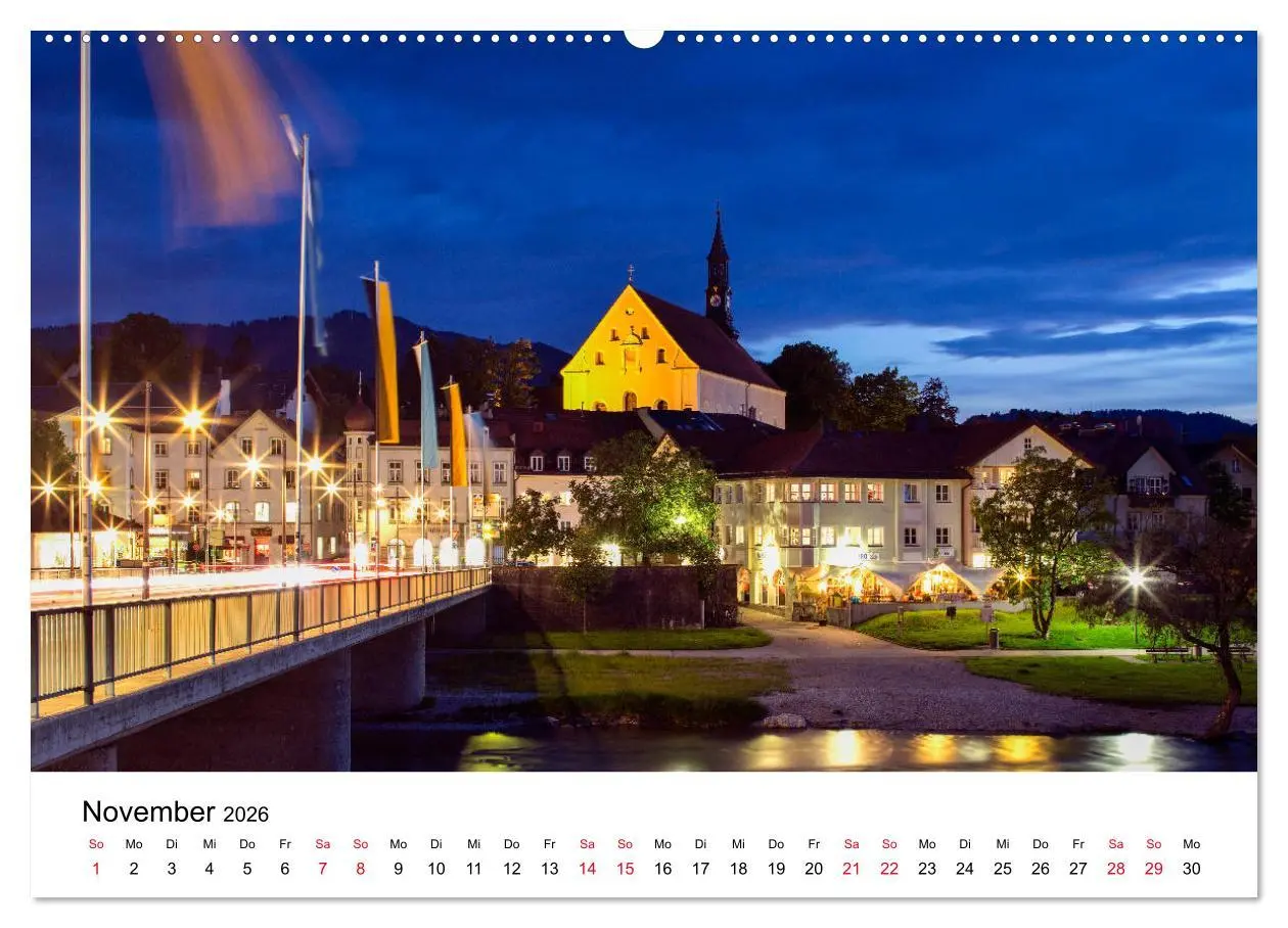 Bild: 9783516236576 | Bad Tölz - Perle an der Isar (Wandkalender 2026 DIN A2 quer),...