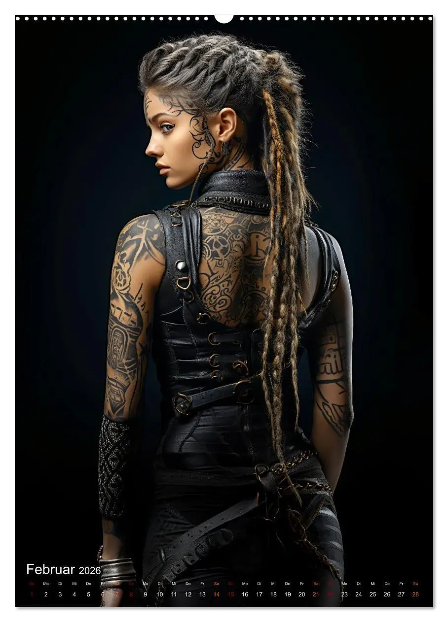 Bild: 9783516306576 | Tattoo Kunst auf der Haut (hochwertiger Premium Wandkalender 2026...