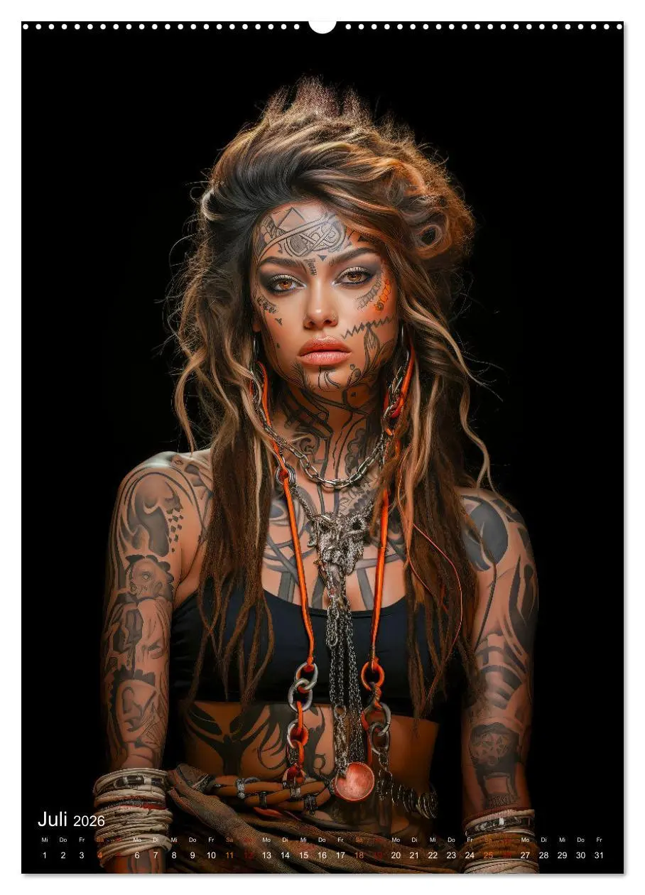 Bild: 9783516306576 | Tattoo Kunst auf der Haut (hochwertiger Premium Wandkalender 2026...