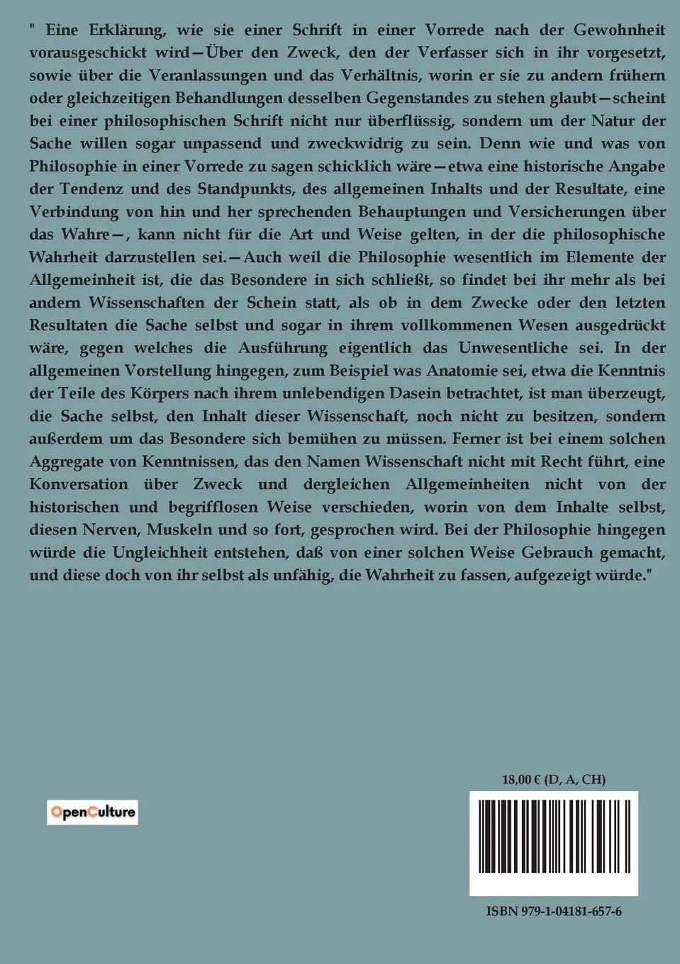 Rückseite: 9791041816576 | Phänomenologie des Geistes | Georg Wilhelm Friedrich Hegel | Buch