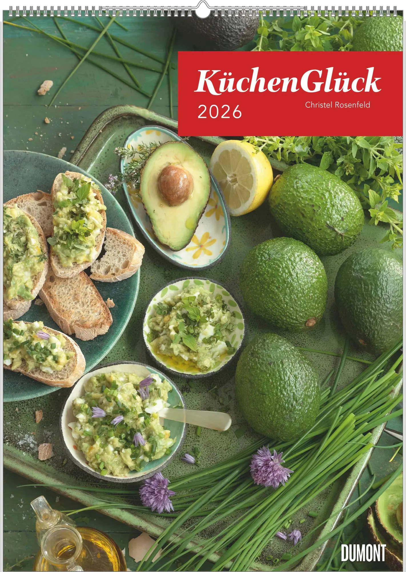 Cover: 4069095006676 | Küchenglück 2026 - Küchenkalender in Postergröße - 50 x 70 cm | 14 S.
