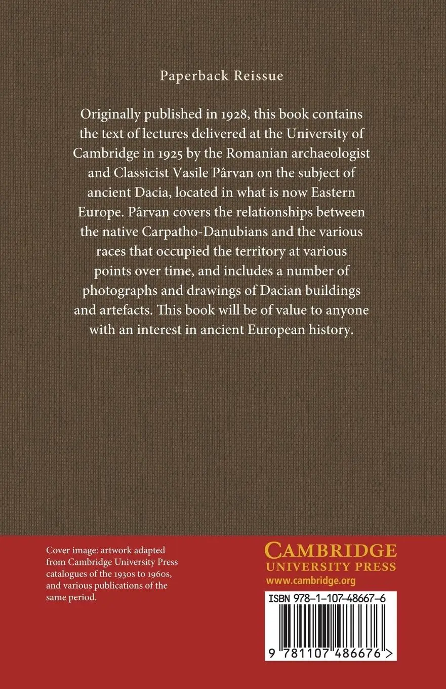 Rückseite: 9781107486676 | Dacia | Vasile Parvan | Taschenbuch | Englisch | 2014
