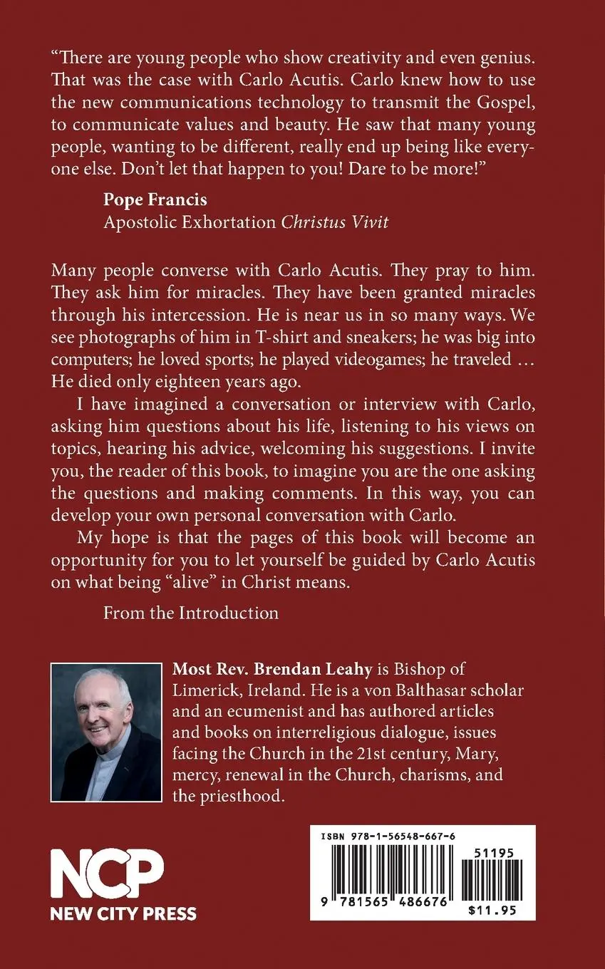 Rückseite: 9781565486676 | In Conversation with Saint Carlo Acutis | Brendan Leahy | Taschenbuch