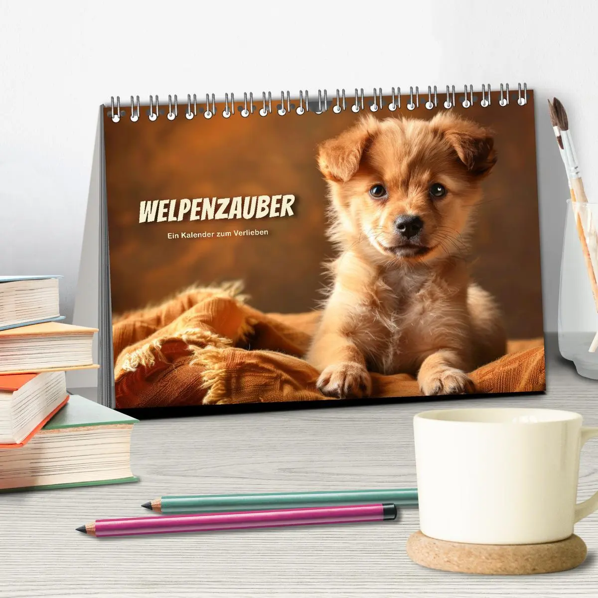 Bild: 9783457446676 | Welpenzauber: Ein Kalender zum Verlieben (Tischkalender 2026 DIN A5...