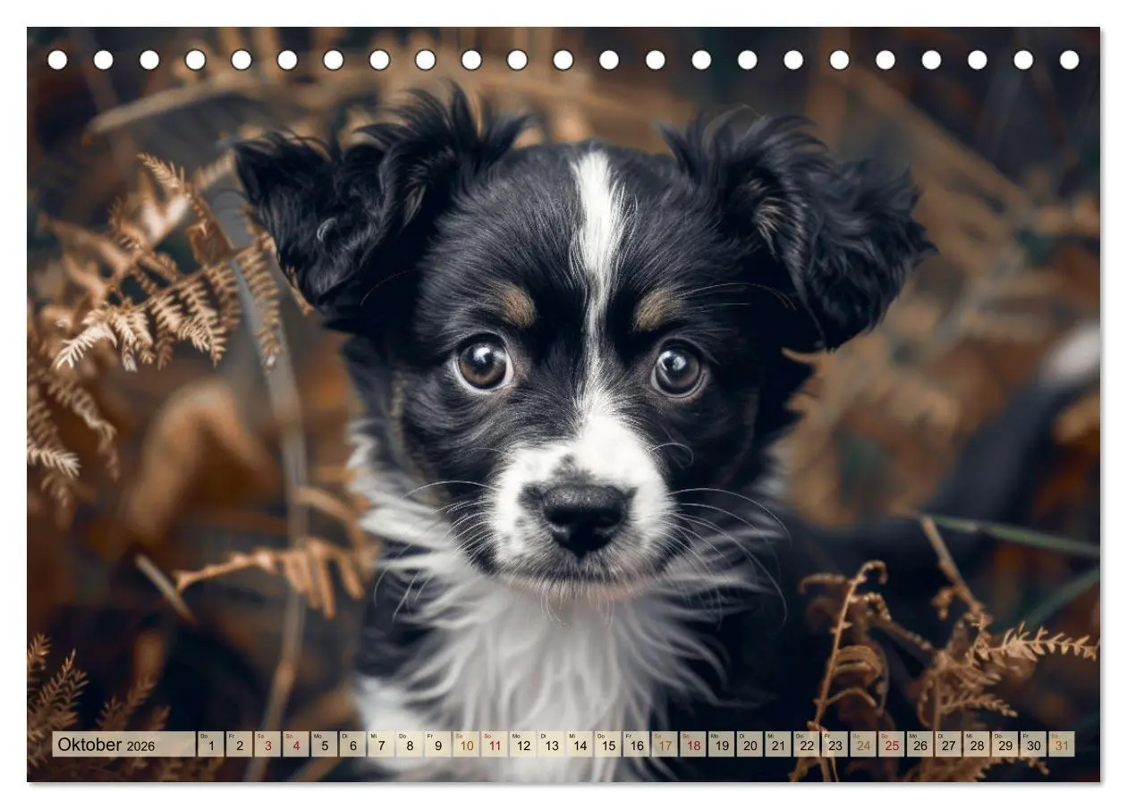 Bild: 9783457446676 | Welpenzauber: Ein Kalender zum Verlieben (Tischkalender 2026 DIN A5...