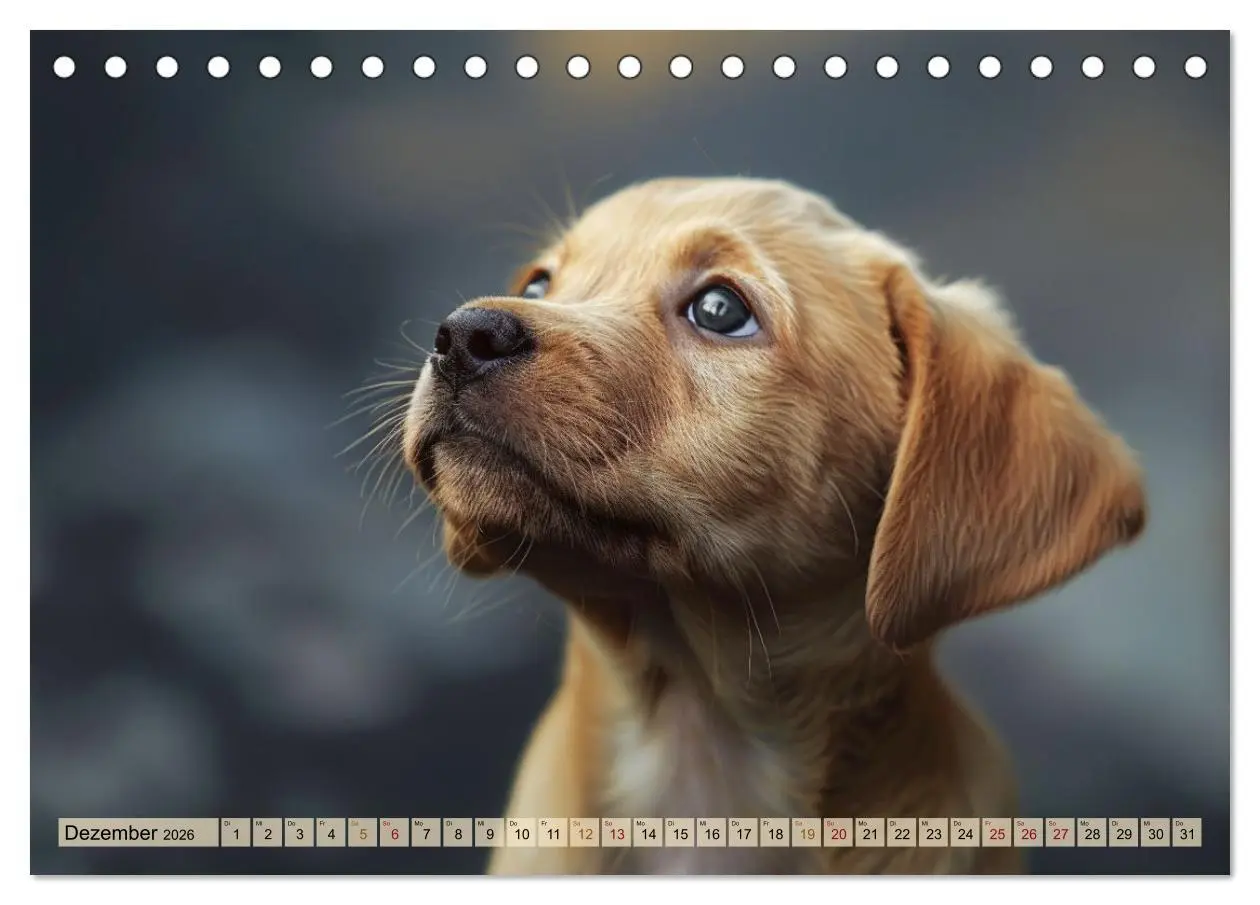 Bild: 9783457446676 | Welpenzauber: Ein Kalender zum Verlieben (Tischkalender 2026 DIN A5...