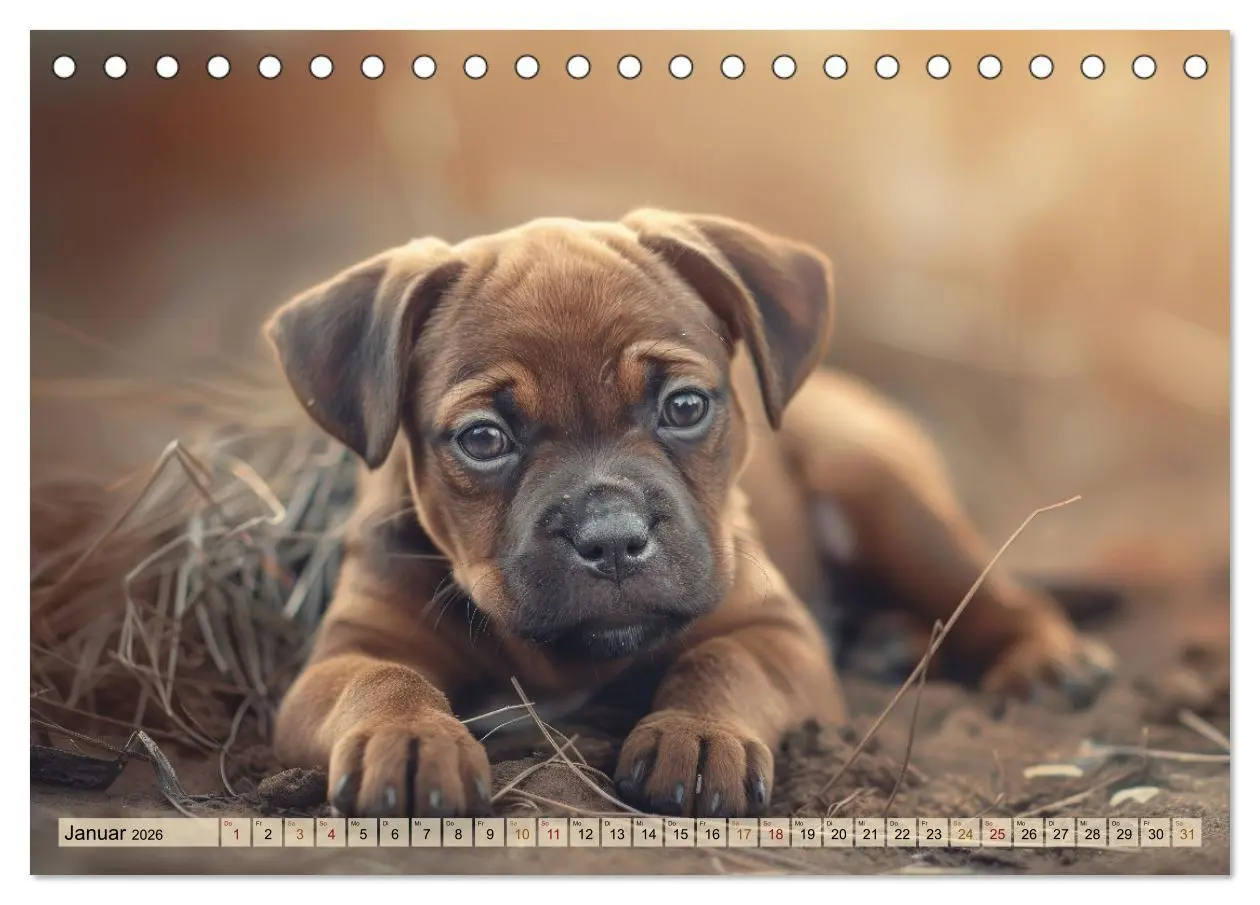 Bild: 9783457446676 | Welpenzauber: Ein Kalender zum Verlieben (Tischkalender 2026 DIN A5...