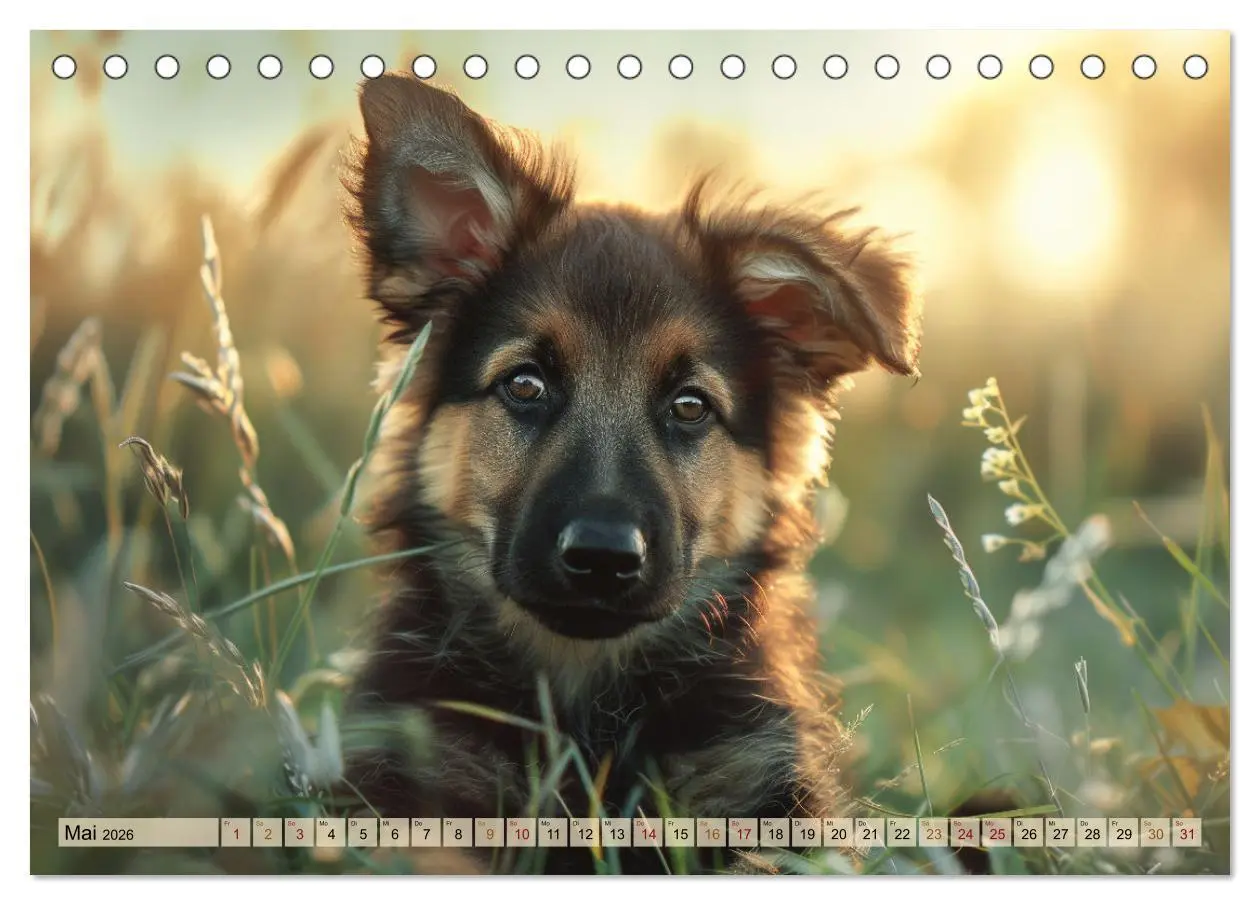 Bild: 9783457446676 | Welpenzauber: Ein Kalender zum Verlieben (Tischkalender 2026 DIN A5...