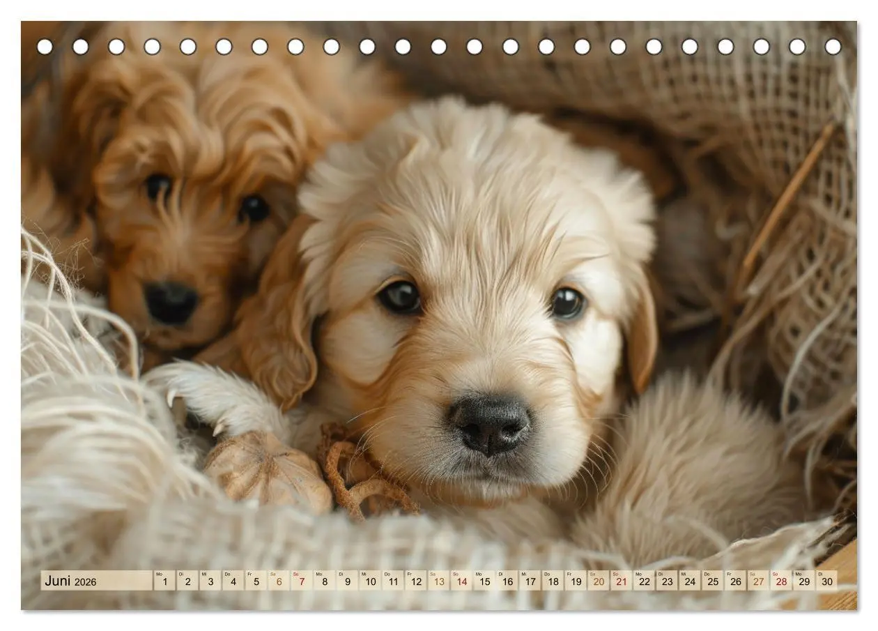 Bild: 9783457446676 | Welpenzauber: Ein Kalender zum Verlieben (Tischkalender 2026 DIN A5...