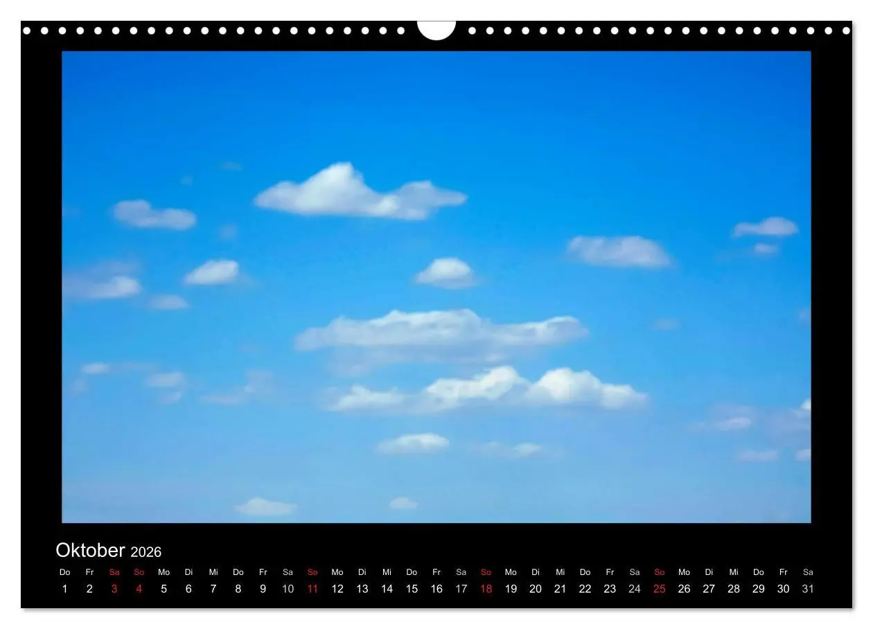 Bild: 9783516226676 | Wolkenbilder (Wandkalender 2026 DIN A3 quer), CALVENDO Monatskalender