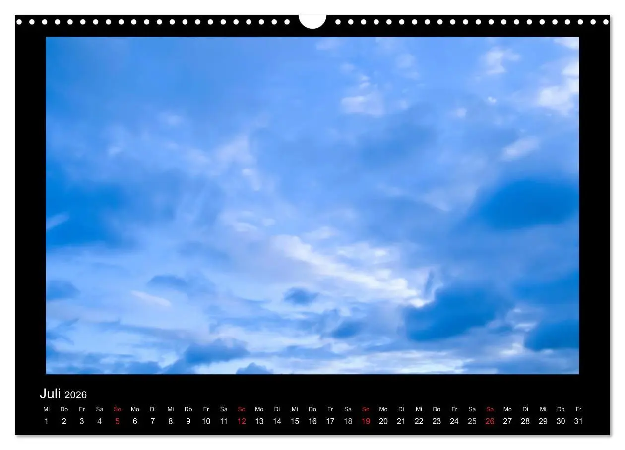 Bild: 9783516226676 | Wolkenbilder (Wandkalender 2026 DIN A3 quer), CALVENDO Monatskalender