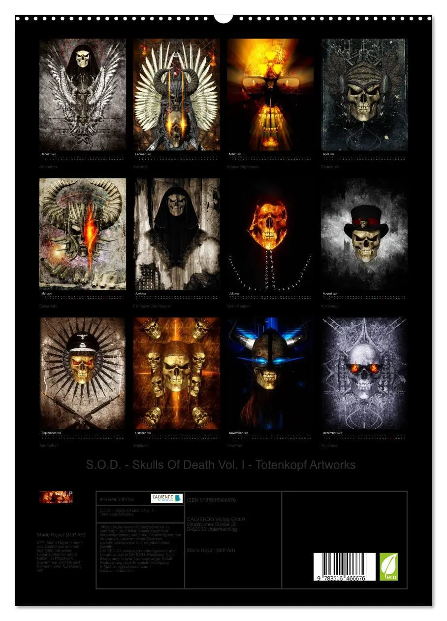 Bild: 9783516466676 | S.O.D. - Skulls Of Death Vol. I - Totenkopf Artworks (hochwertiger...