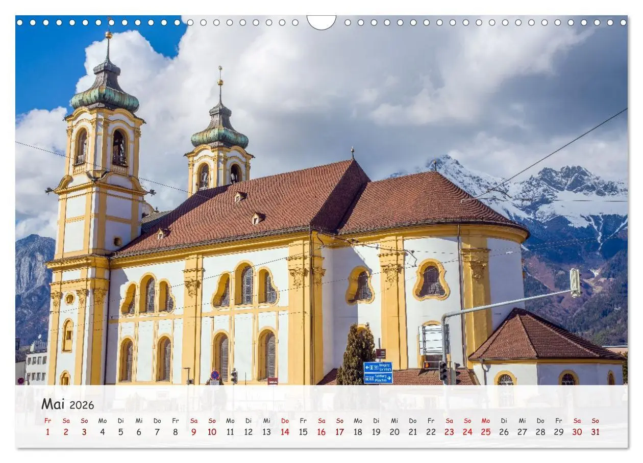 Bild: 9783516606676 | Innsbruck - Die schöne Hauptstadt Tirols (Wandkalender 2026 DIN A3...