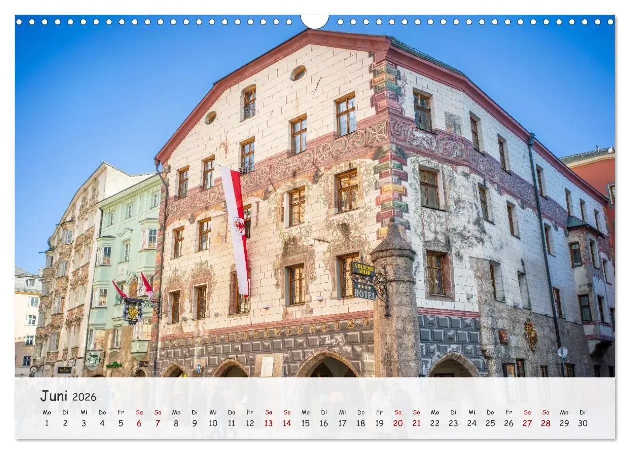 Bild: 9783516606676 | Innsbruck - Die schöne Hauptstadt Tirols (Wandkalender 2026 DIN A3...