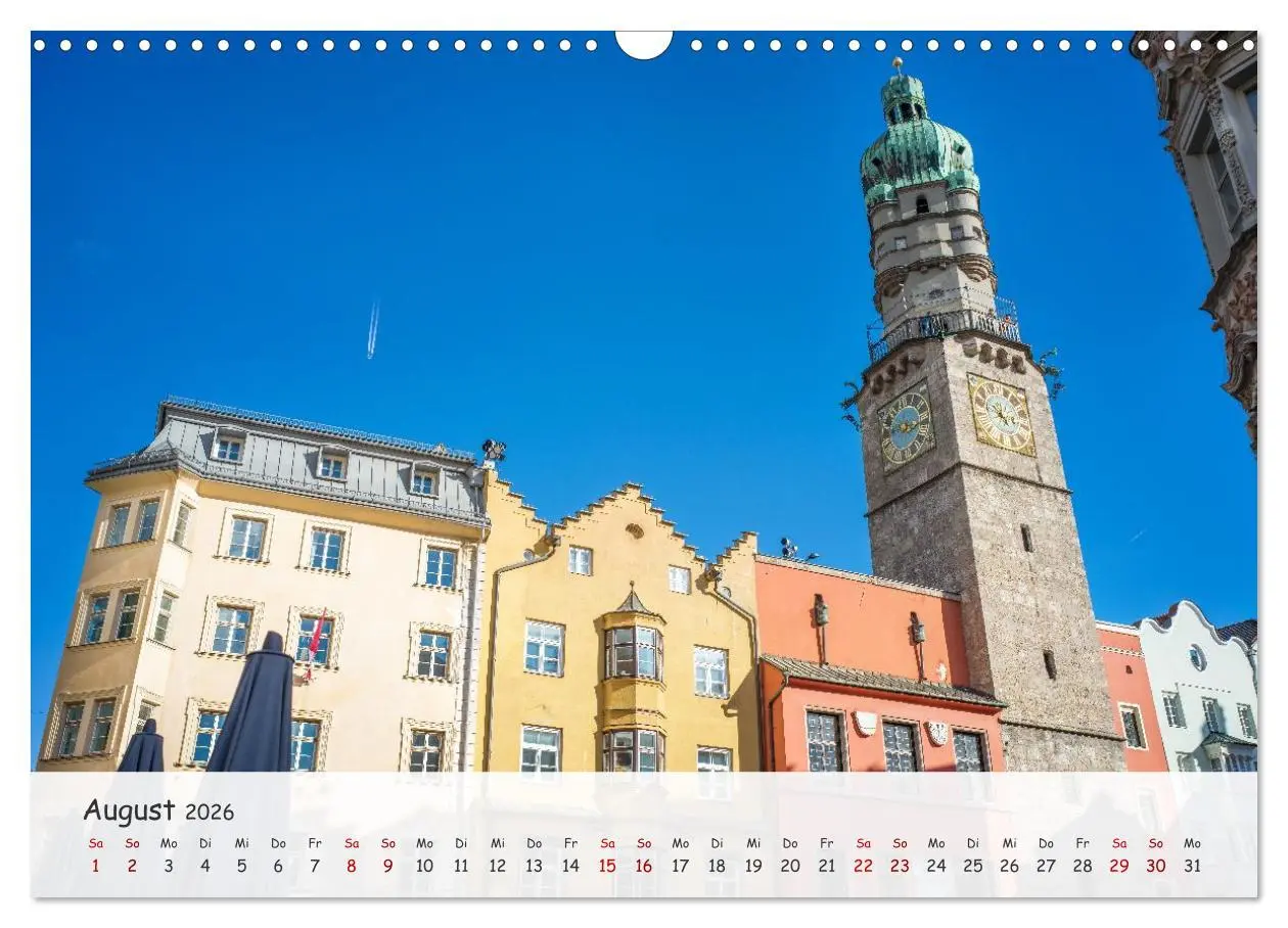 Bild: 9783516606676 | Innsbruck - Die schöne Hauptstadt Tirols (Wandkalender 2026 DIN A3...