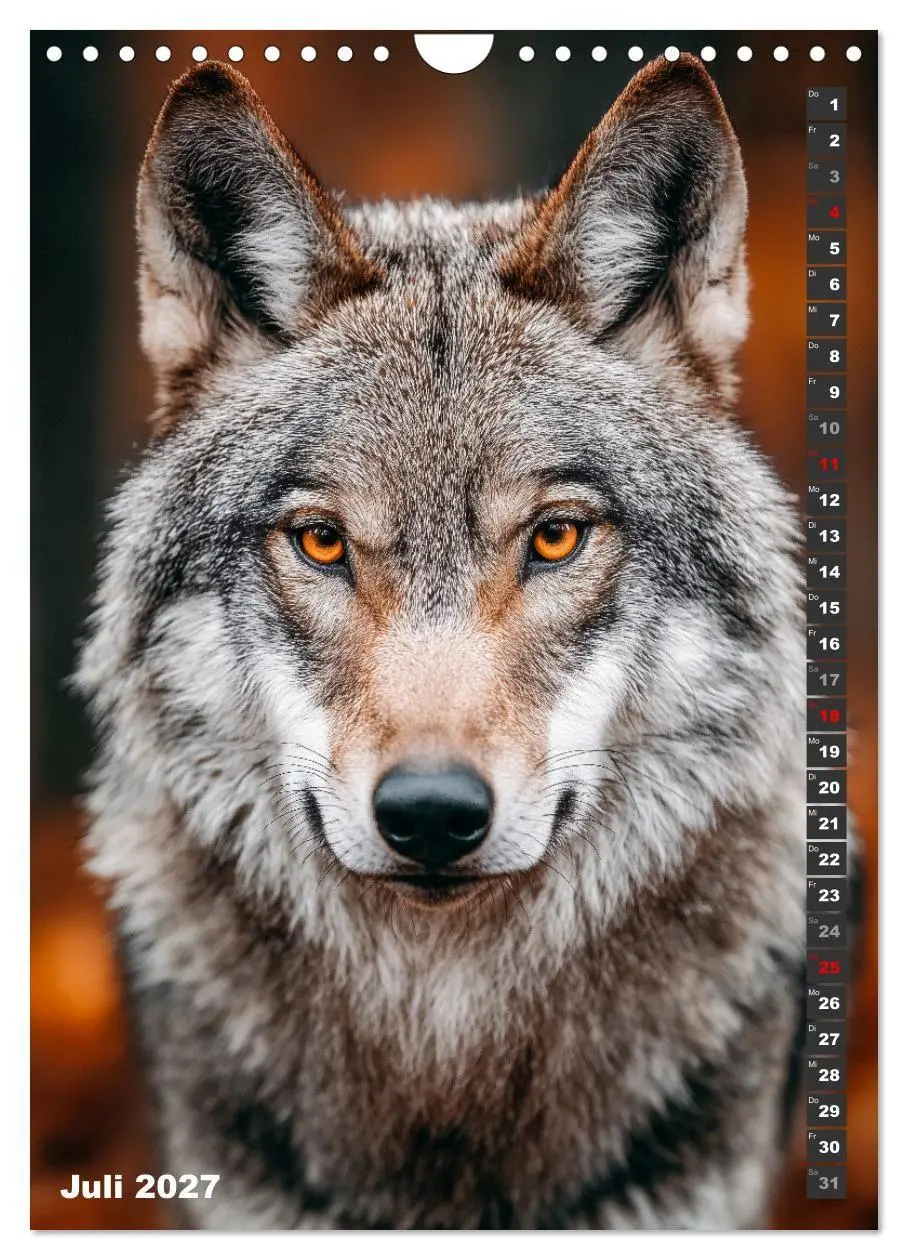 Bild: 9783516916676 | Wölfe aus aller Welt (Wandkalender 2027 DIN A4 hoch), CALVENDO...