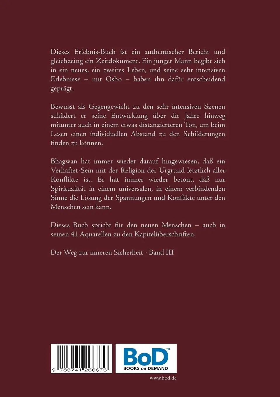 Rückseite: 9783741266676 | Mein Leben mit Osho | Dietmar Behrendt | Taschenbuch | 352 S. | 2016