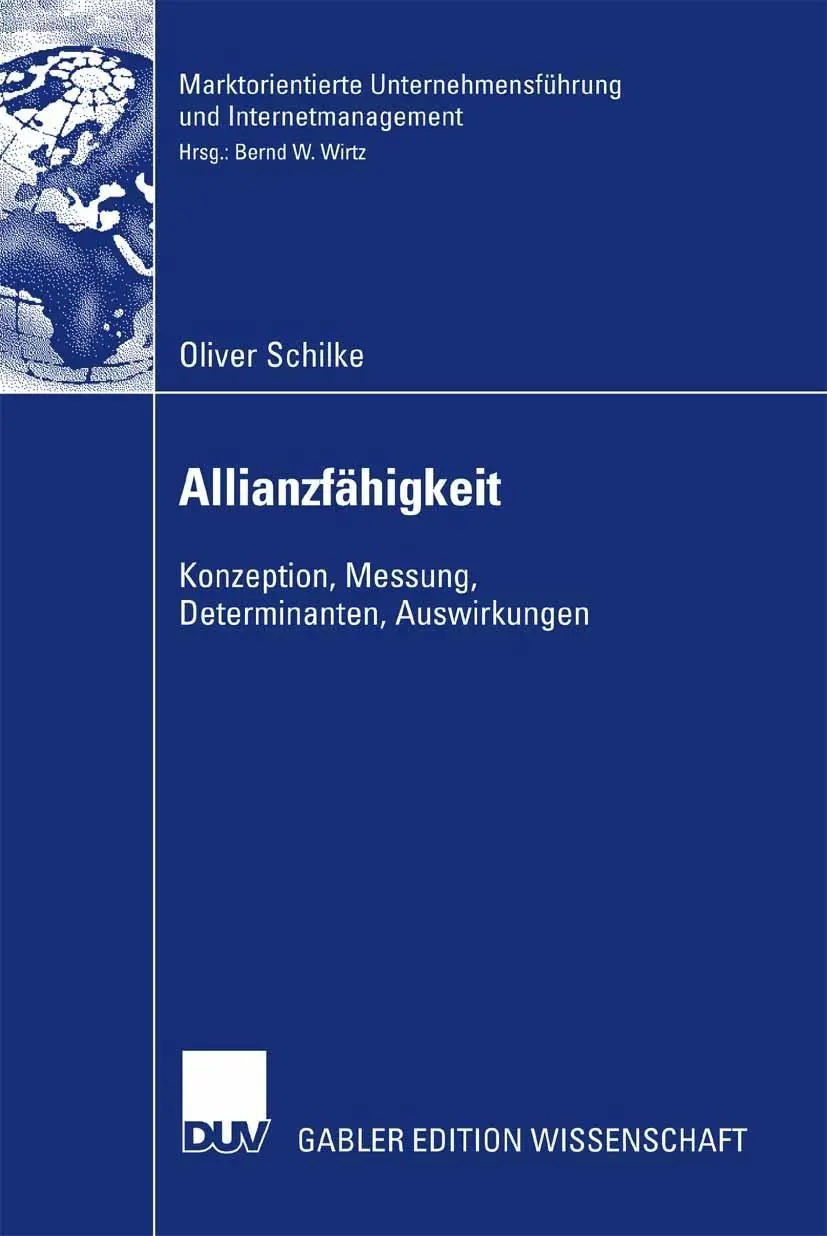 Cover: 9783835006676 | Allianzfähigkeit | Konzeption, Messung, Determinanten, Auswirkungen