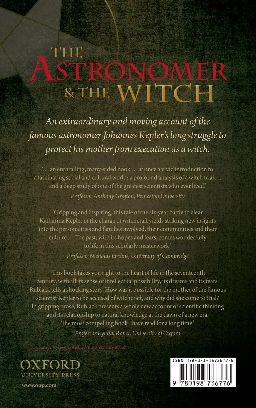 Rückseite: 9780198736776 | Astronomer &amp; the Witch | Johannes Kepler's Fight for His Mother | Buch