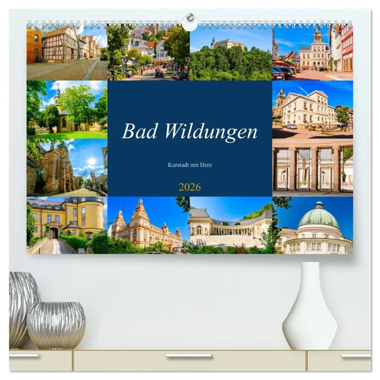 Cover: 9783457746776 | Bad Wildungen, Kurstadt mit Herz (hochwertiger Premium Wandkalender...
