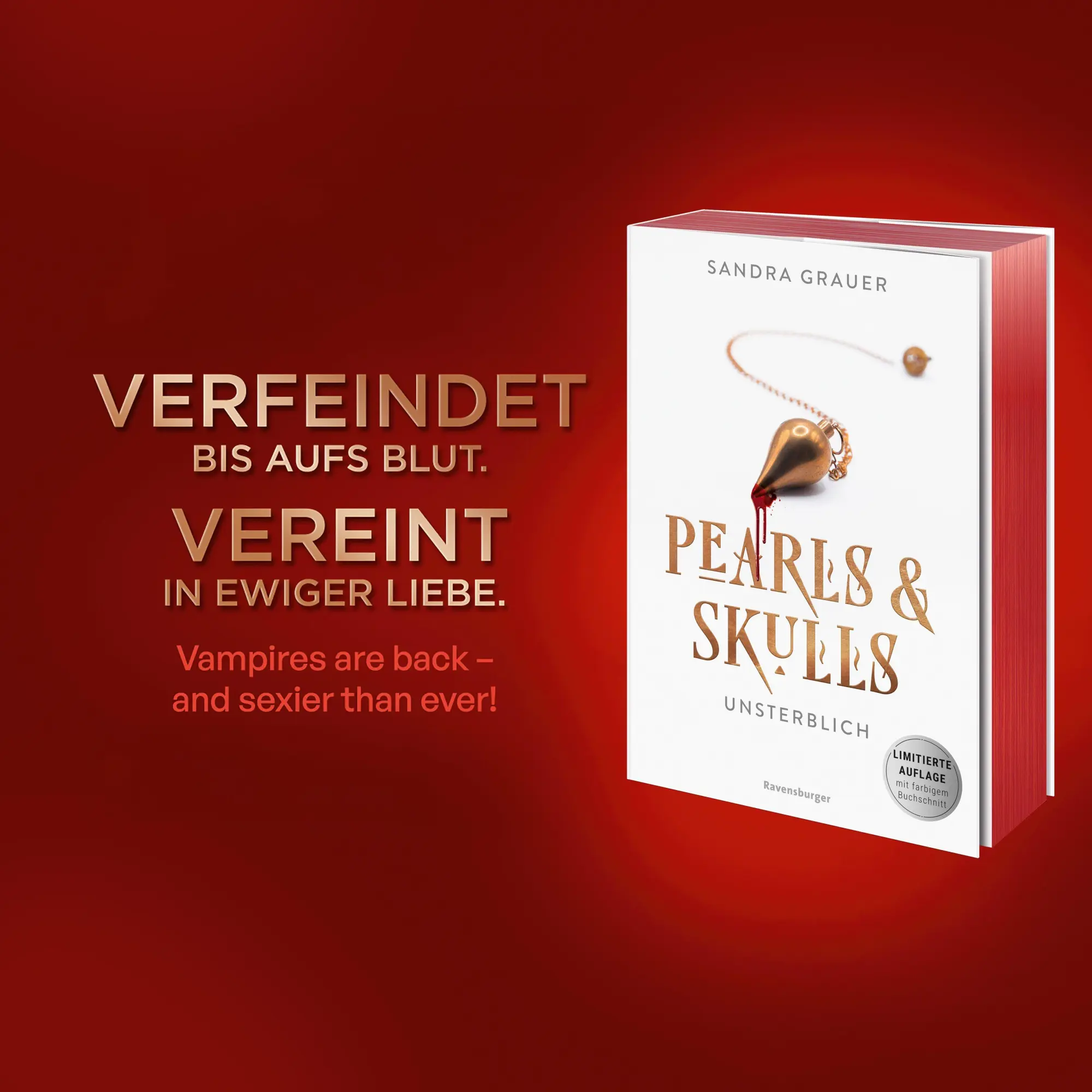 Bild: 9783473586776 | Pearls &amp; Skulls, Band 1 - Unsterblich | Sandra Grauer | Taschenbuch