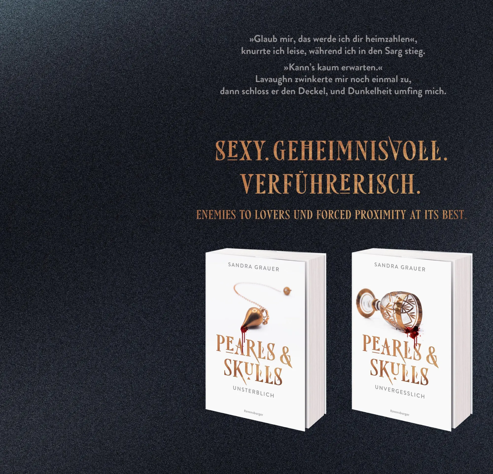 Bild: 9783473586776 | Pearls &amp; Skulls, Band 1 - Unsterblich | Sandra Grauer | Taschenbuch