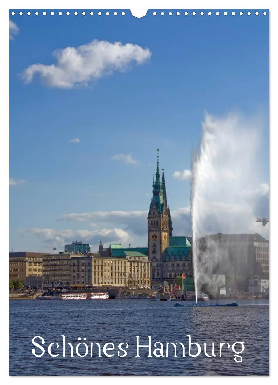Cover: 9783516456776 | Schönes Hamburg (Wandkalender 2026 DIN A3 hoch), CALVENDO...