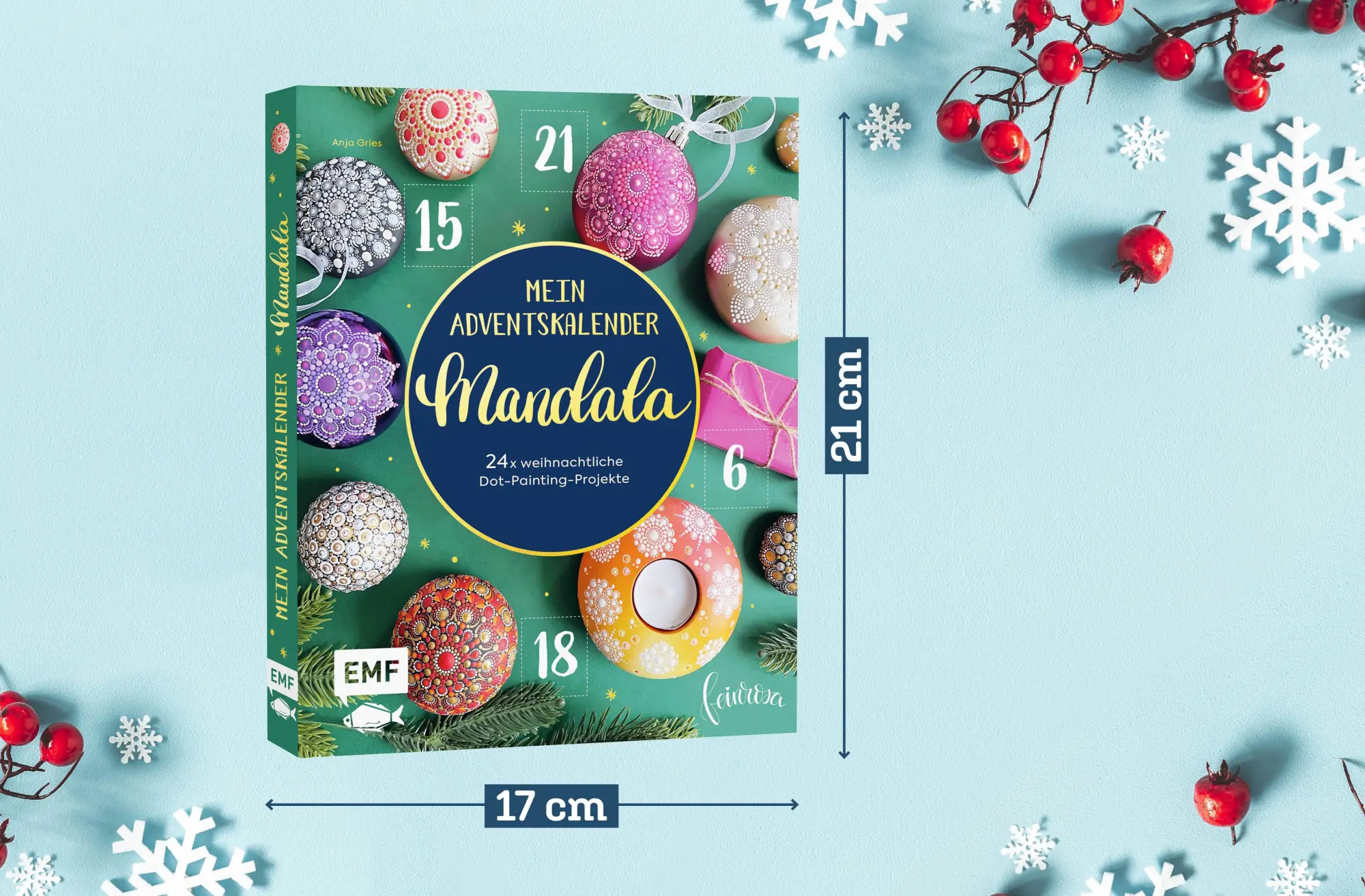 Bild: 9783745906776 | Mein Adventskalender-Buch: Mandala | Anja Gries | Buch | 112 S. | 2021