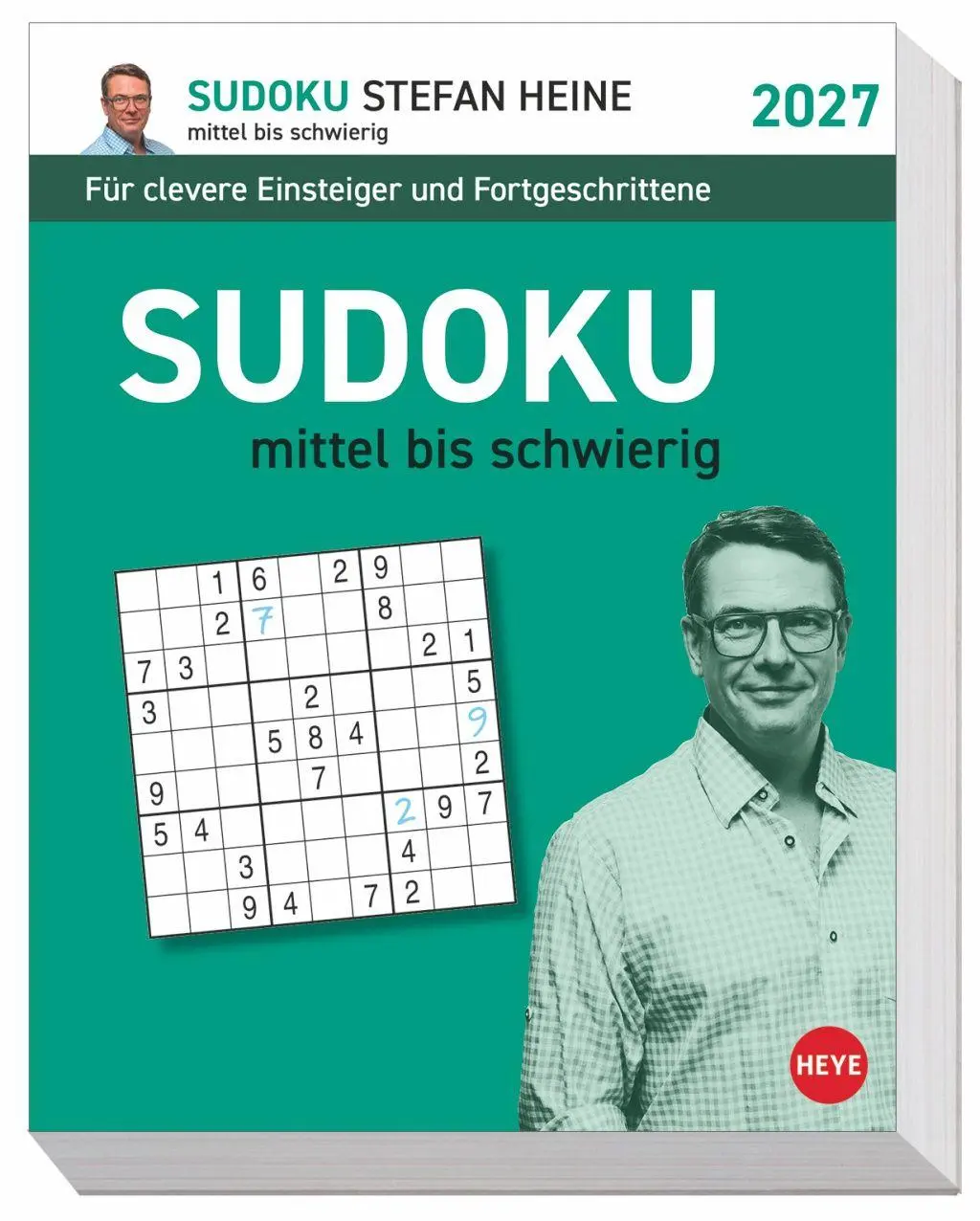 Cover: 9783756416776 | Stefan Heine Sudoku mittel bis schwierig Tagesabreißkalender 2027