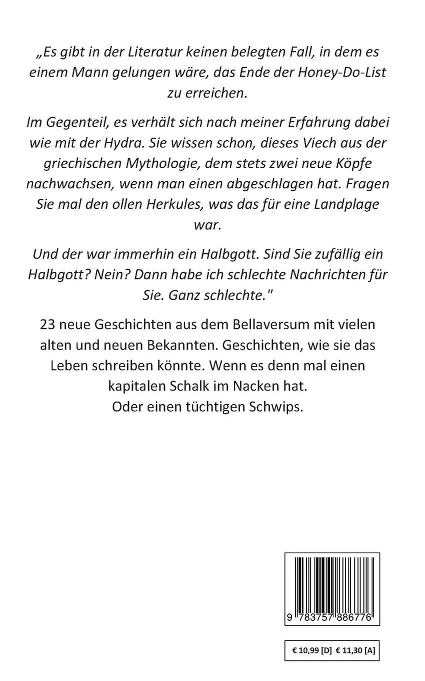 Rückseite: 9783757886776 | Neues aus Bellabü | Der zweite Sammelband | Heinrich Huch | Buch