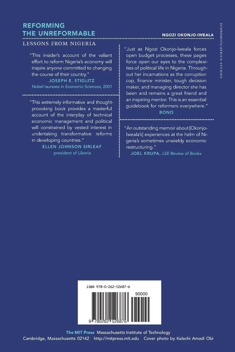 Rückseite: 9780262526876 | Reforming the Unreformable | Lessons from Nigeria | Okonjo-Iweala