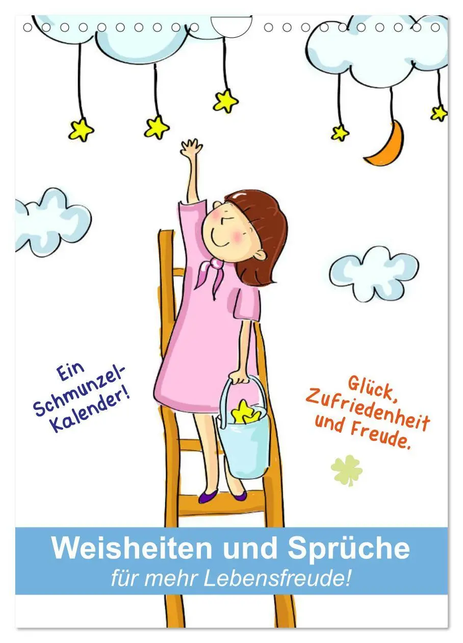 Cover: 9783435956876 | Weisheiten und Sprüche für mehr Lebensfreude! (Wandkalender 2025...
