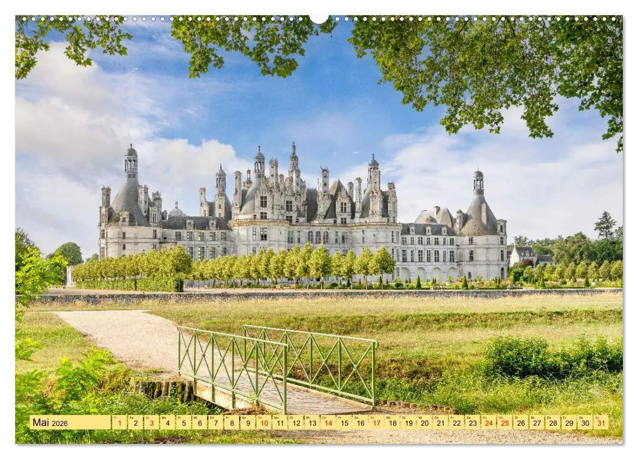 Bild: 9783457286876 | Châteaux. Im Tal der Loire (Wandkalender 2026 DIN A2 quer),...