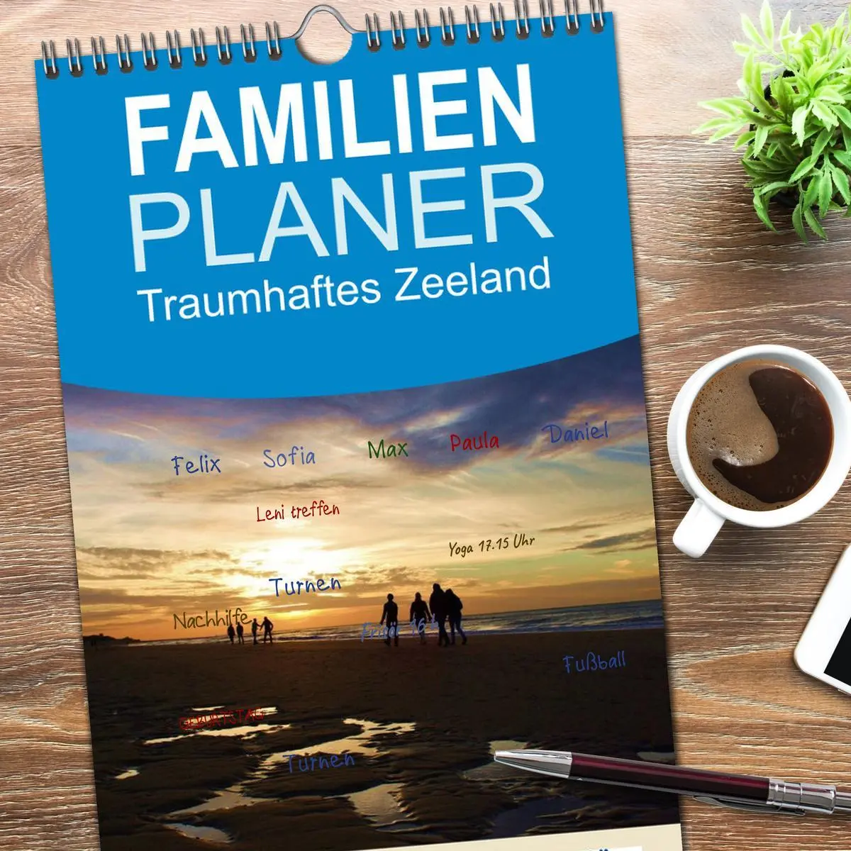 Bild: 9783516516876 | Familienplaner 2026 - Traumhaftes Zeeland mit 5 Spalten...