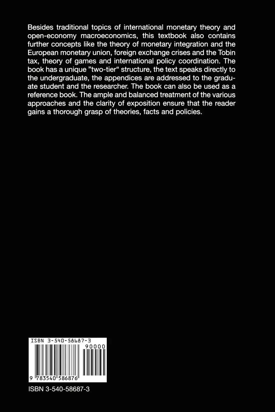 Rückseite: 9783540586876 | International Economics II | Giancarlo Gandolfo | Taschenbuch | xxiv
