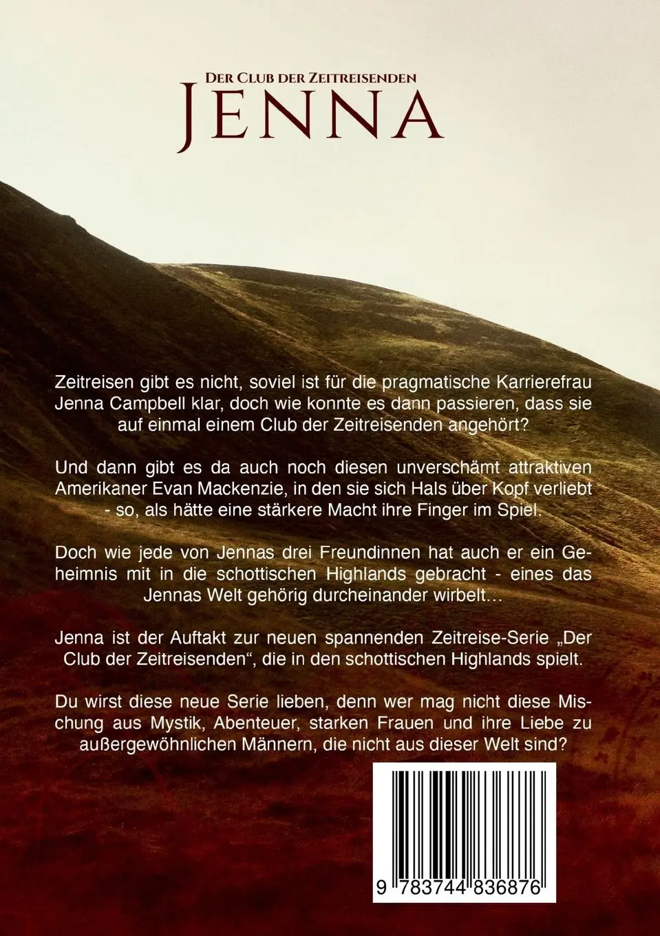 Rückseite: 9783744836876 | Jenna | Der Club der Zeitreisenden 1 | Julia Stirling | Taschenbuch