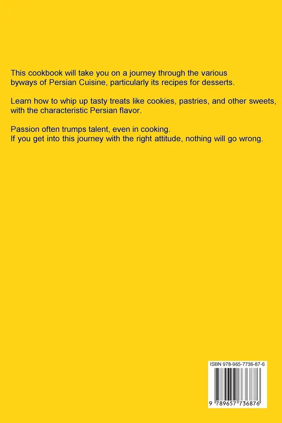 Rückseite: 9789657736876 | Easy Persian desserts Recipes | Bryan Rylee | Taschenbuch | Englisch