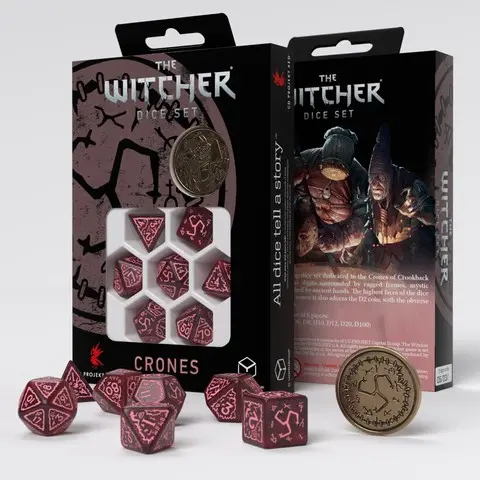 Cover: 5907699496976 | The Witcher Dice Set. Crones - Whispess | Q-Workshop