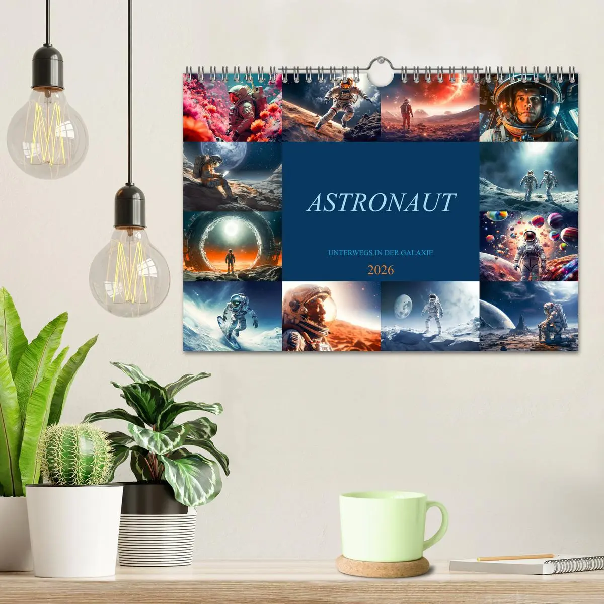 Bild: 9783457346976 | Astronaut - Unterwegs in der Galaxie (Wandkalender 2026 DIN A4...