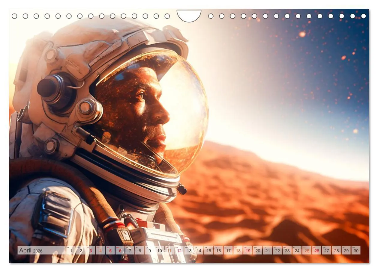 Bild: 9783457346976 | Astronaut - Unterwegs in der Galaxie (Wandkalender 2026 DIN A4...