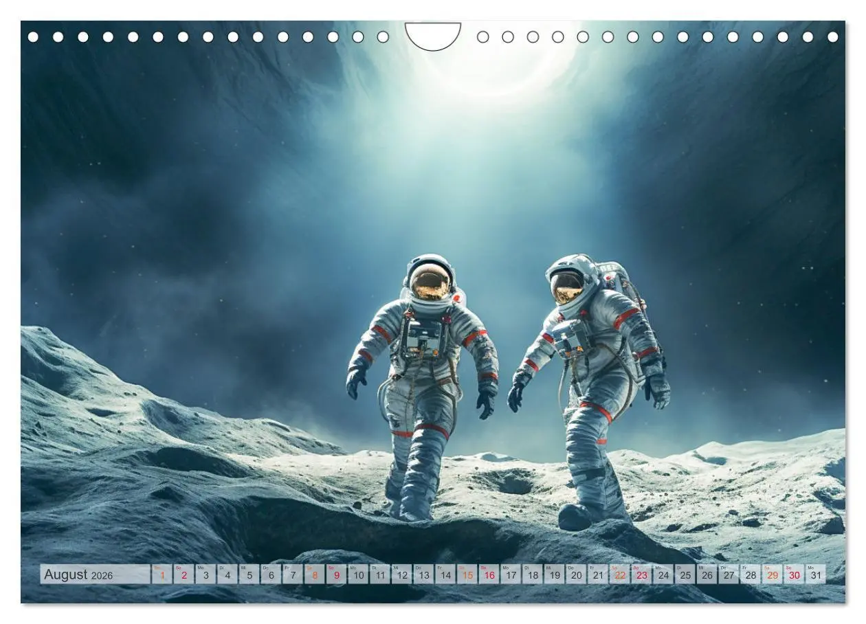 Bild: 9783457346976 | Astronaut - Unterwegs in der Galaxie (Wandkalender 2026 DIN A4...