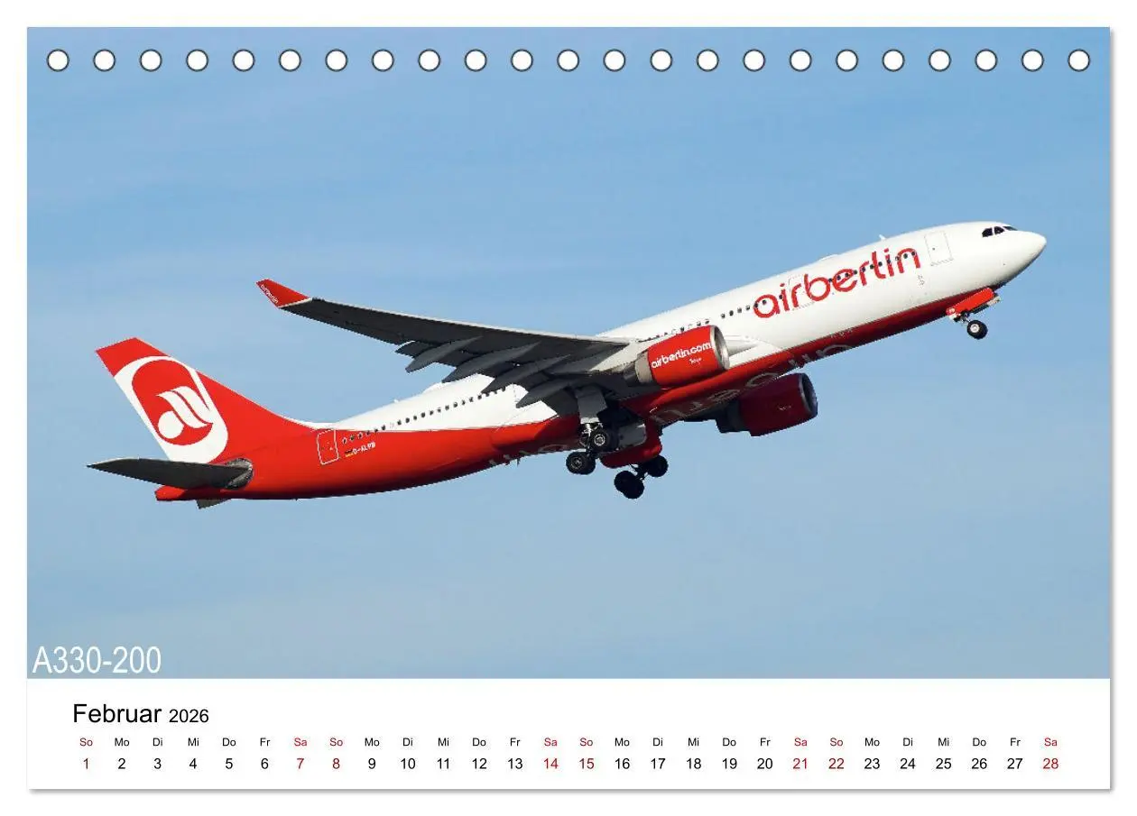 Bild: 9783457586976 | Flugzeuge von Airbus (Tischkalender 2026 DIN A5 quer), CALVENDO...