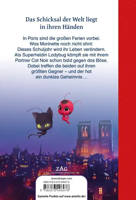 Bild: 9783473496976 | Miraculous - Ladybug und Cat Noir - Das Erstlesebuch zum Film | Buch
