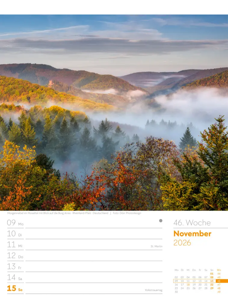 Bild: 9783838426976 | Unser Wald Wochenplaner Kalender 2026 | Ackermann Kunstverlag GmbH