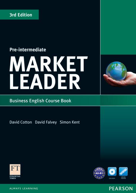 Market Leader. Pre-Intermediate Coursebook (with DVD-ROM incl. Class Audio) | David Cotton (u. a.) | Taschenbuch | Market Leader | DVD-ROM + Class Audio | Kartoniert / Broschiert | Englisch | 2014 - Cotton, David